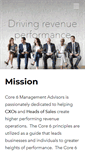 Mobile Screenshot of core6advisors.com